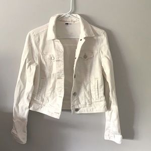 White denim jacket